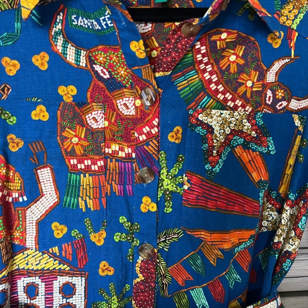 Farm Rio Colorful Patterned Romper - Picture 4 of 9